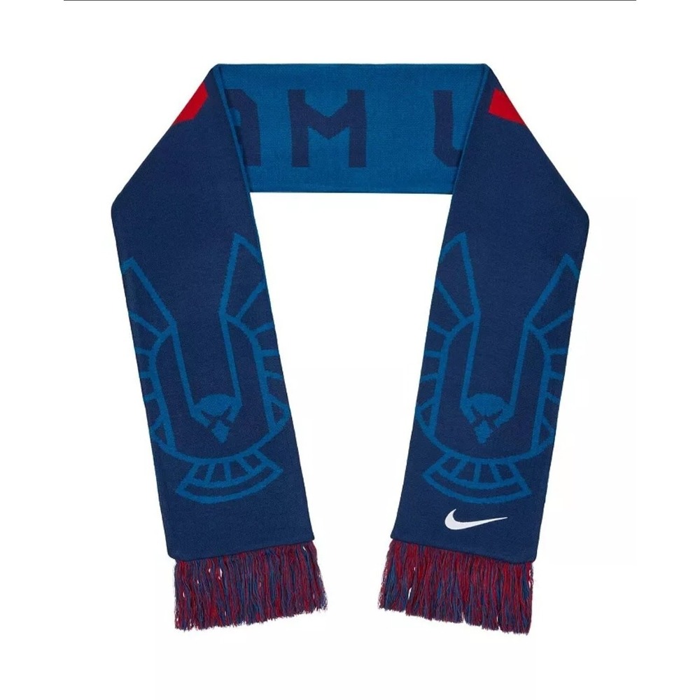 NWT Nike Team USA Knit Sport Men's Winter Scarf ,‎ One Size , Red/Blue
